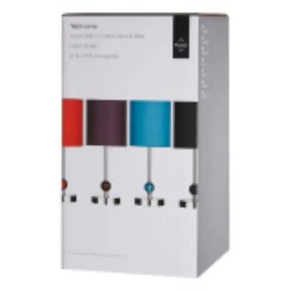 Evaine Teal Acrylic Ball Table Lamp - Image 6