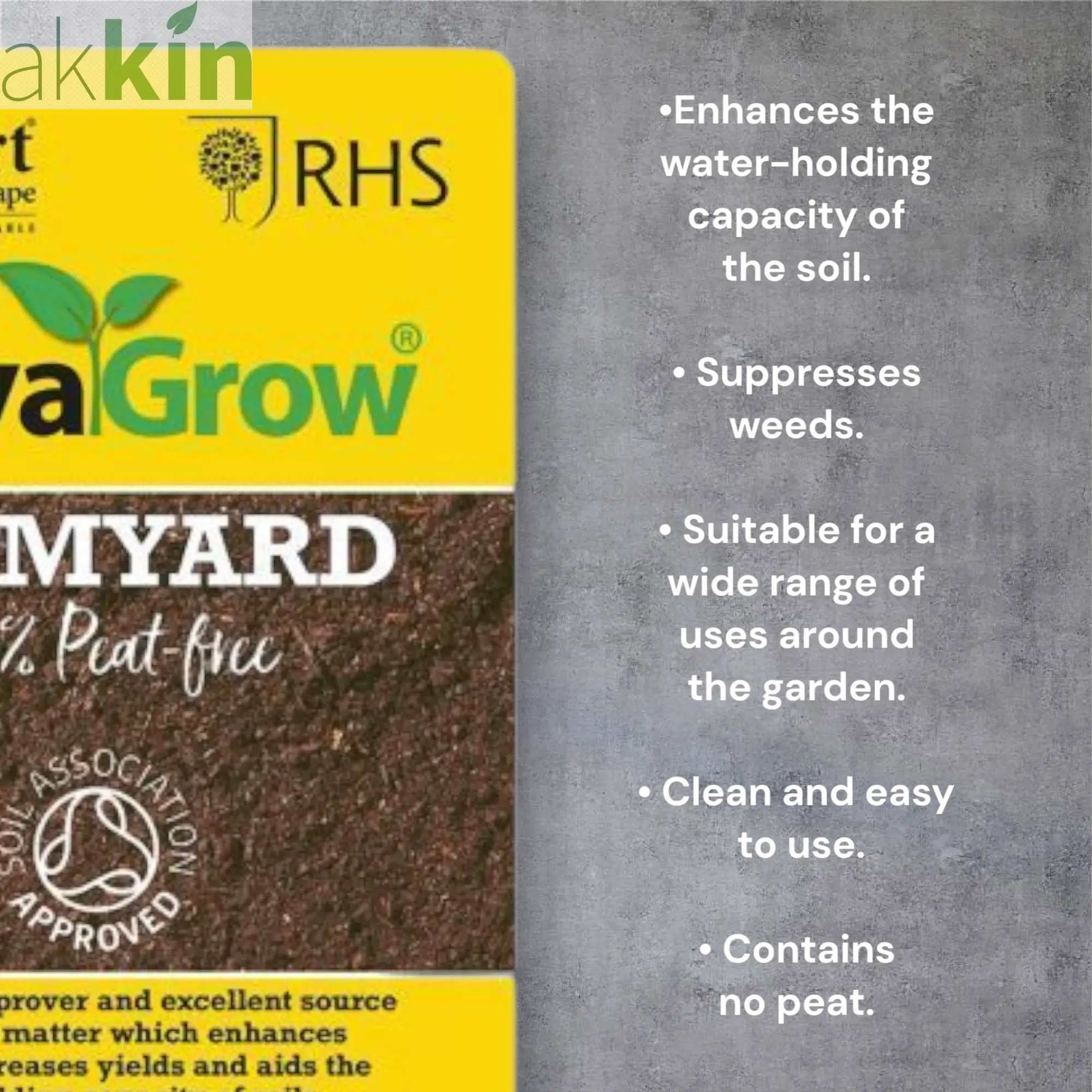 Melcourt SylvaGrow Farmyard Soil Improver – Peat-Free Organic Matter (RHS Endorsed) 50lt - Image 3