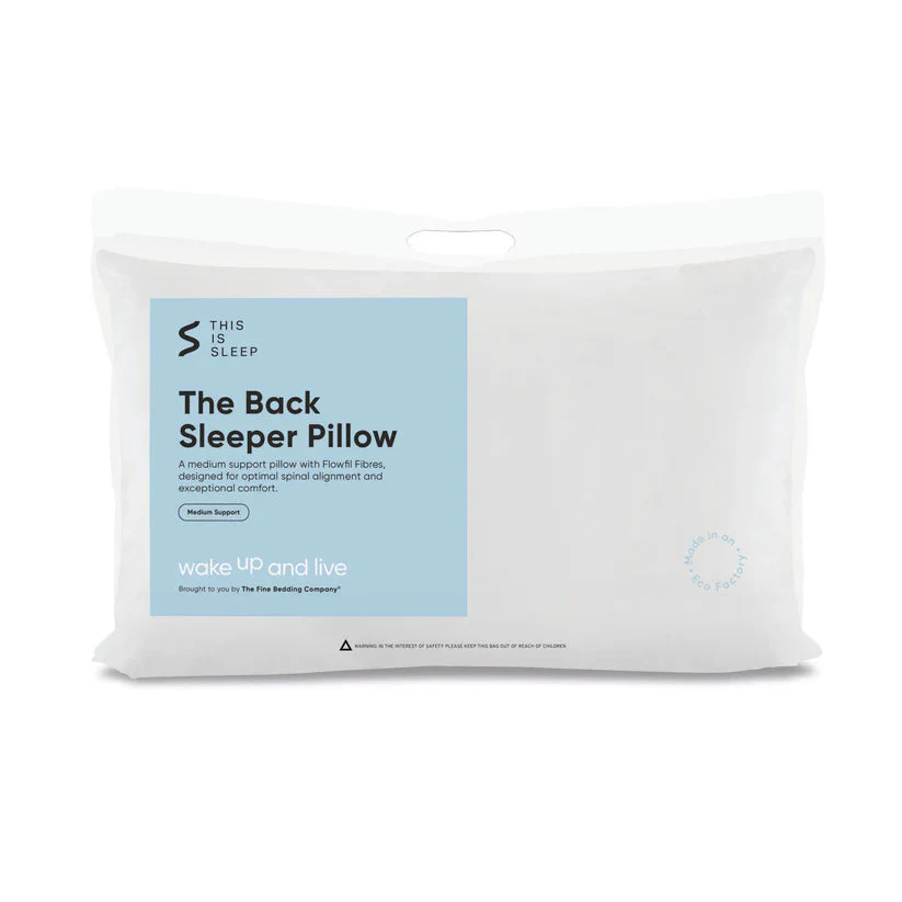 The Back Sleeper Pillow -Shape-Retaining Flowfil Fibres - Image 5