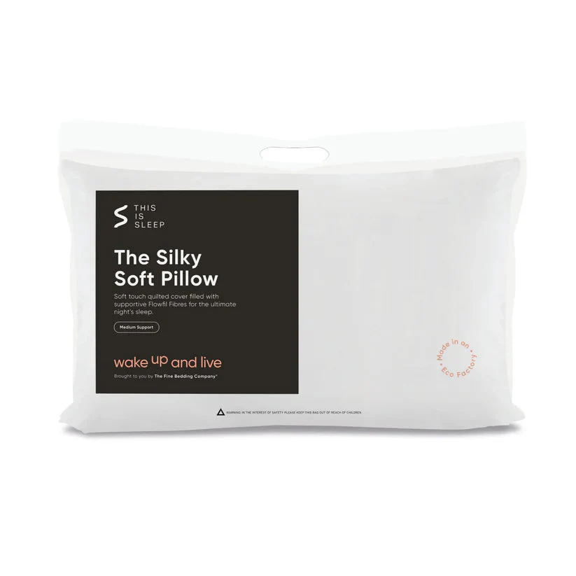 The Silky Soft Pillow - Medium support with luxury soft-touch quilted cover - Image 5