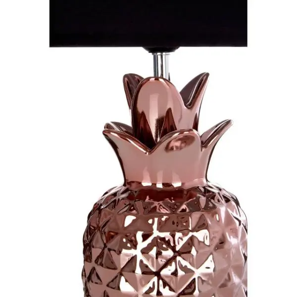 Tiziano Pineapple Copper Ceramic Lamp - Image 3